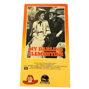 Vintage/Retro Black & White VHS Tape: “My Darling Clementine.” Released In 1946.